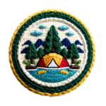 camp adventures - badge - camp adventures badges - camping in uae - camping - camp in uae - camps in uae